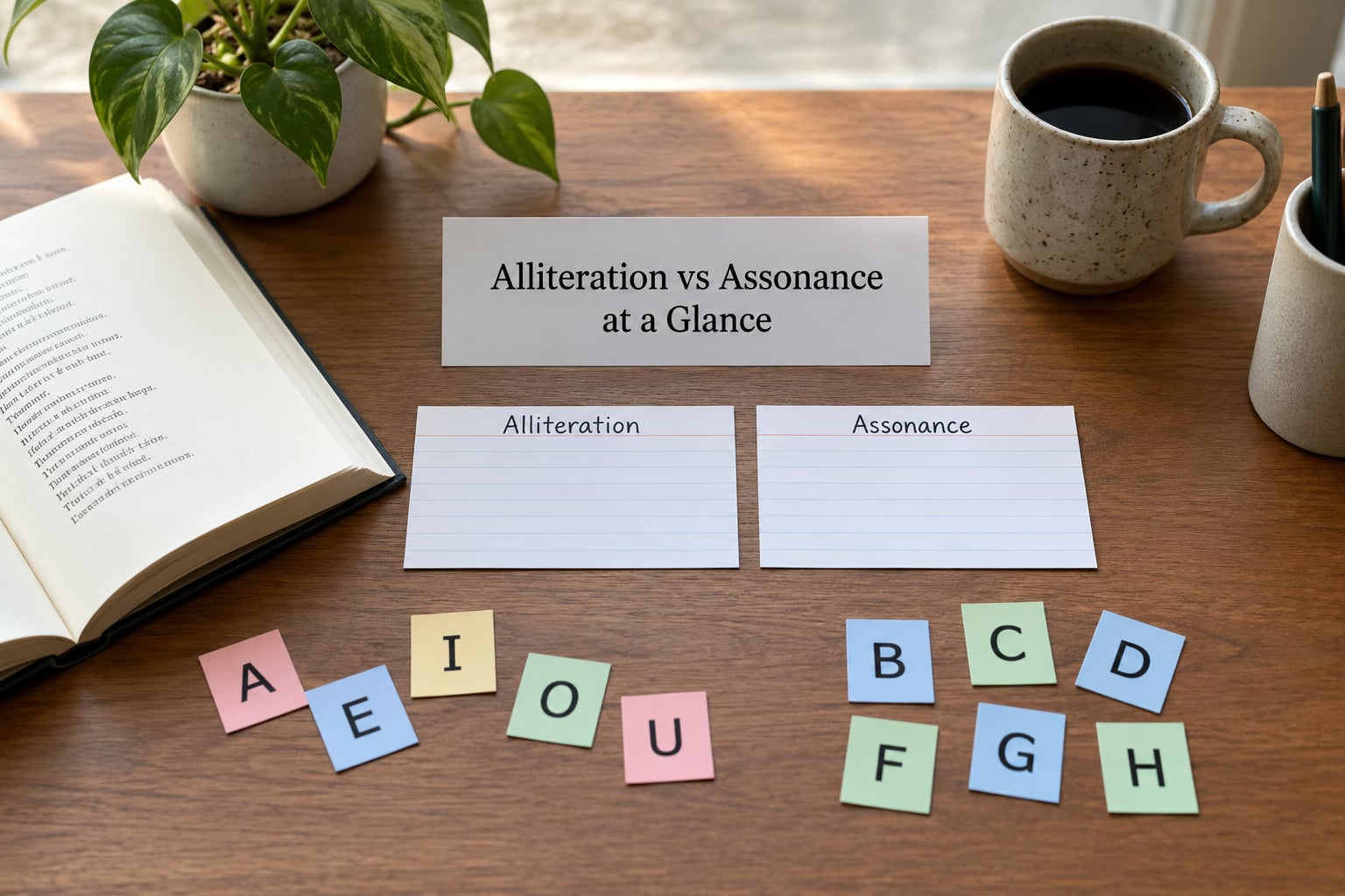 Alliteration vs Assonance at a Glance