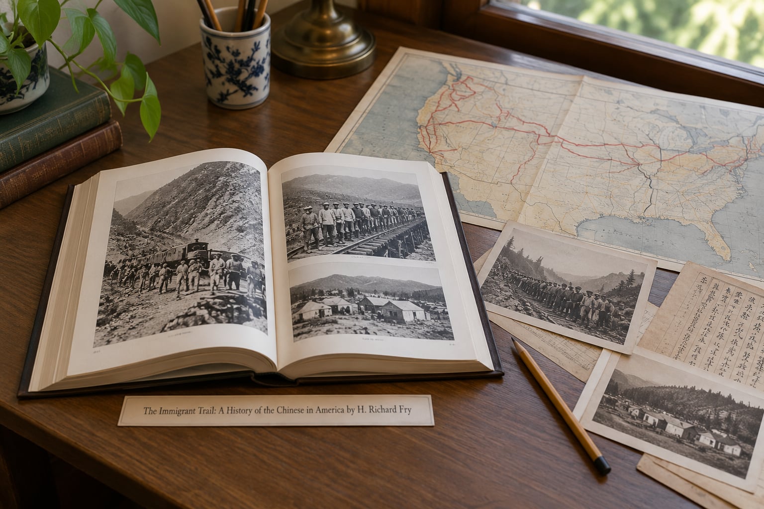 The Immigrant Trail: A History of the Chinese in America by H. Richard Fry