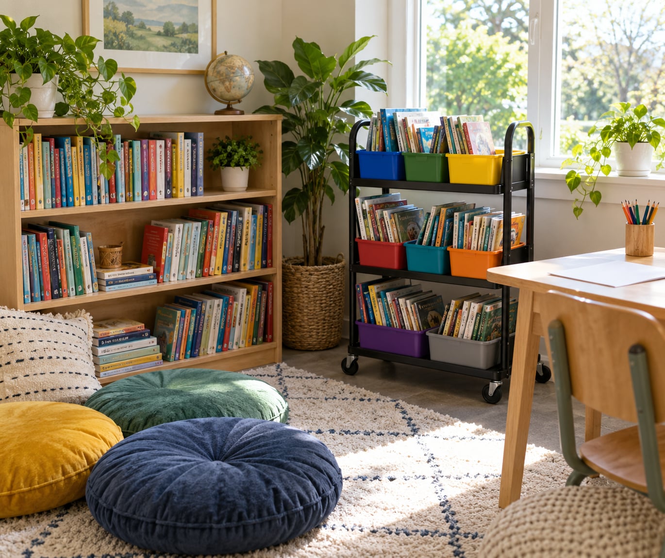 how to set up a classroom library on a budget