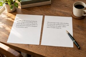 voice vs style in writing