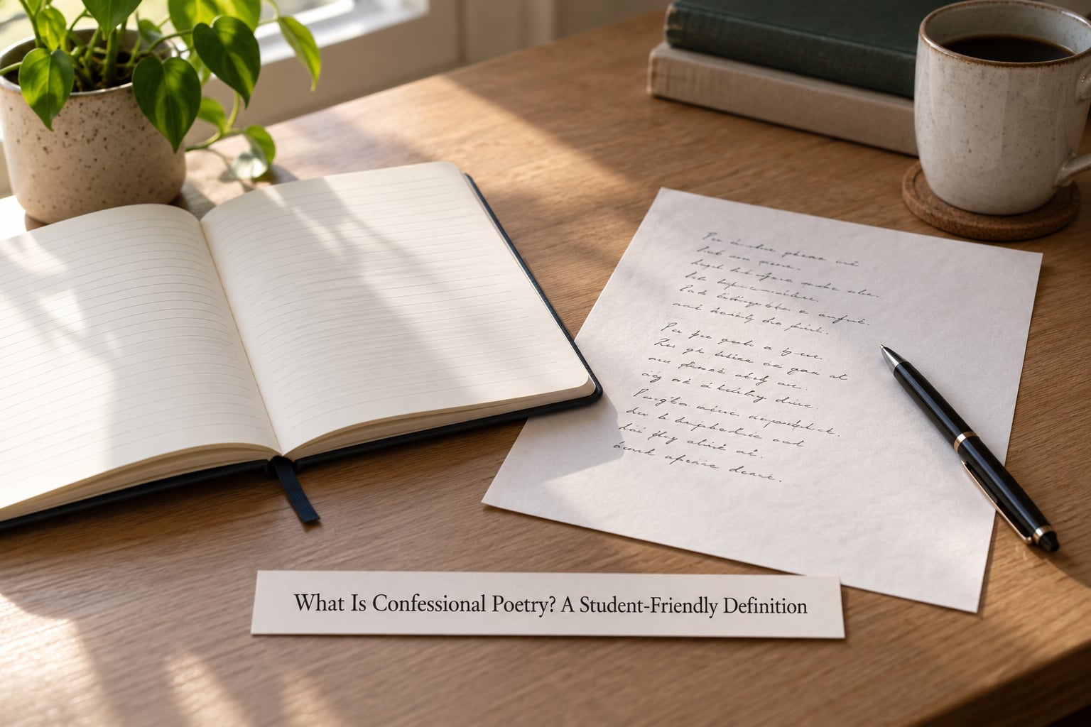 What Is Confessional Poetry? A Student-Friendly Definition