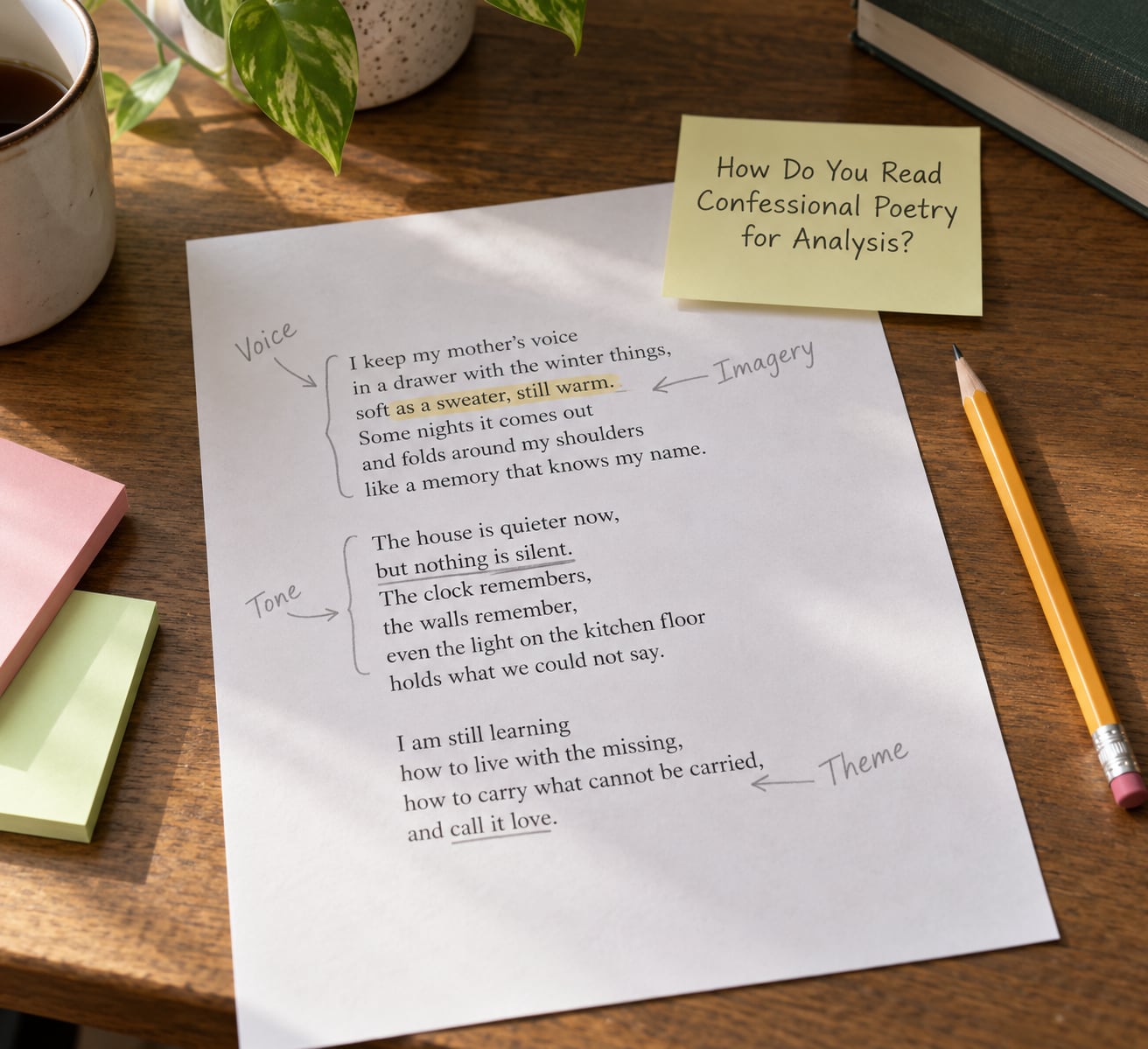 How Do You Read Confessional Poetry for Analysis?