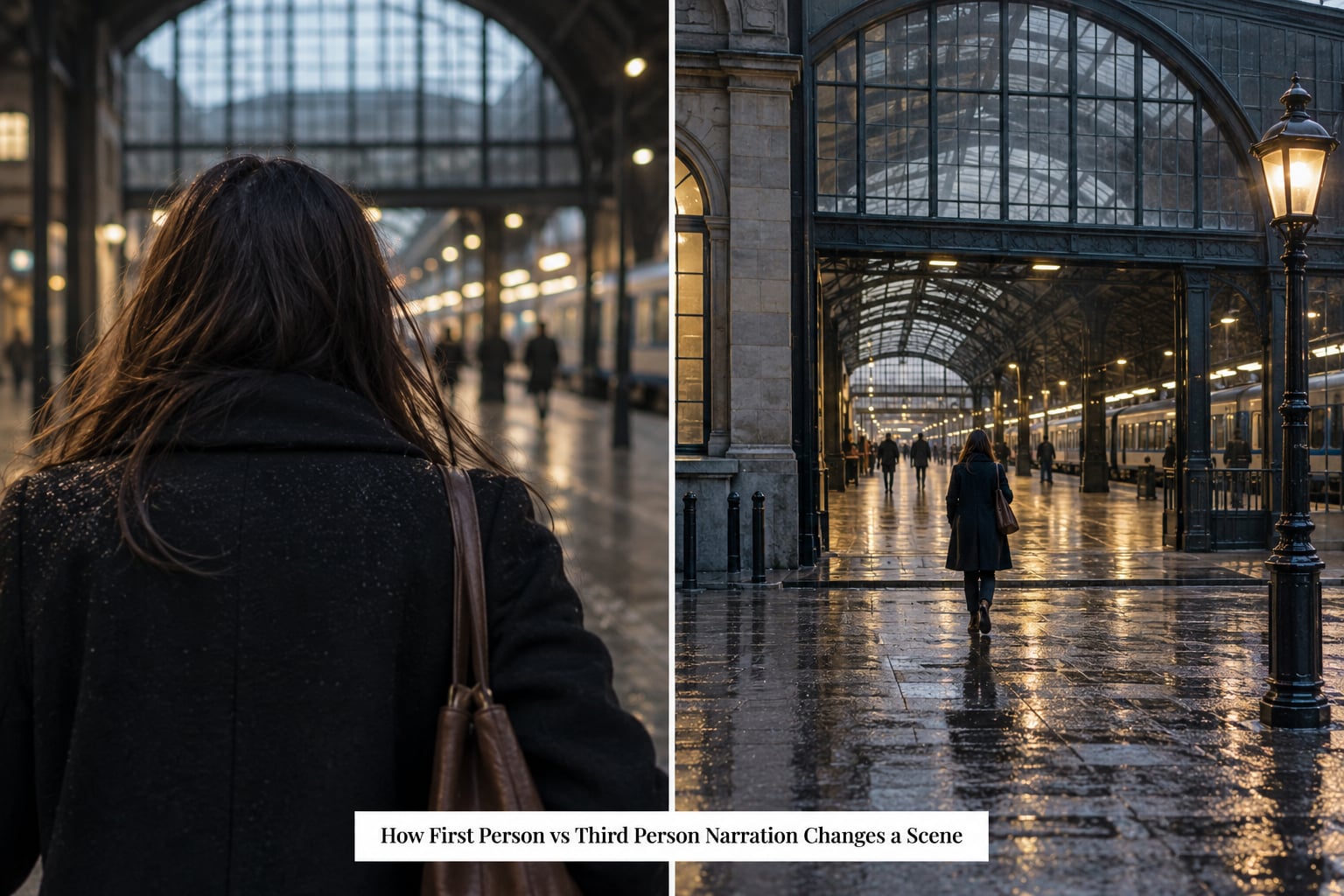 How First Person vs Third Person Narration Changes a Scene