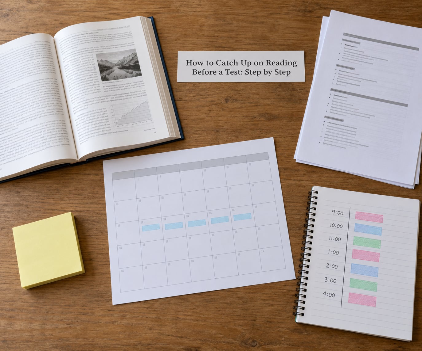 How to Catch Up on Reading Before a Test: Step by Step