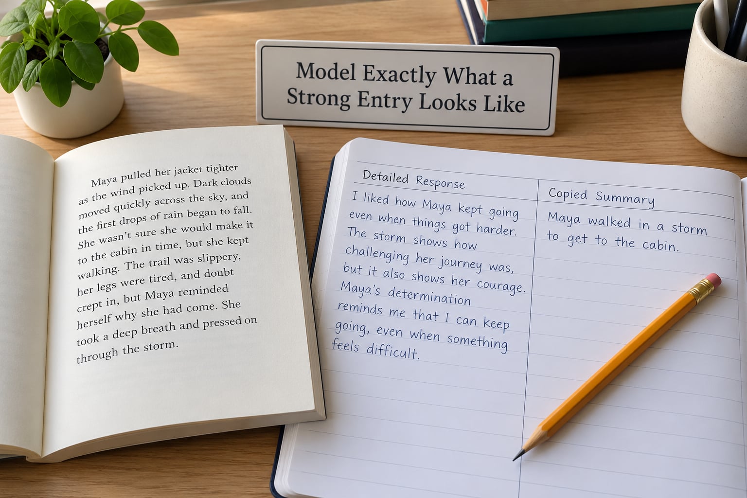 Model Exactly What a Strong Entry Looks Like