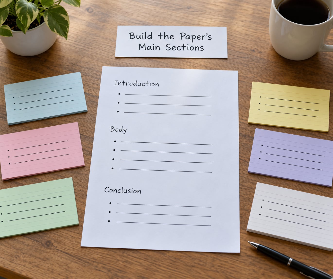 Build the Paper's Main Sections