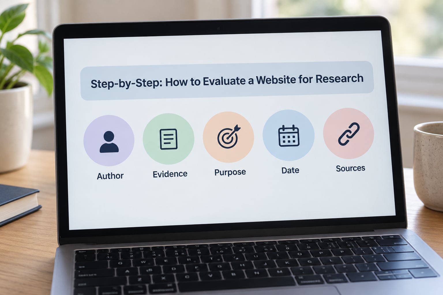 Step-by-Step: How to Evaluate a Website for Research