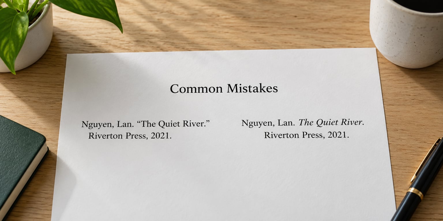 Common Mistakes