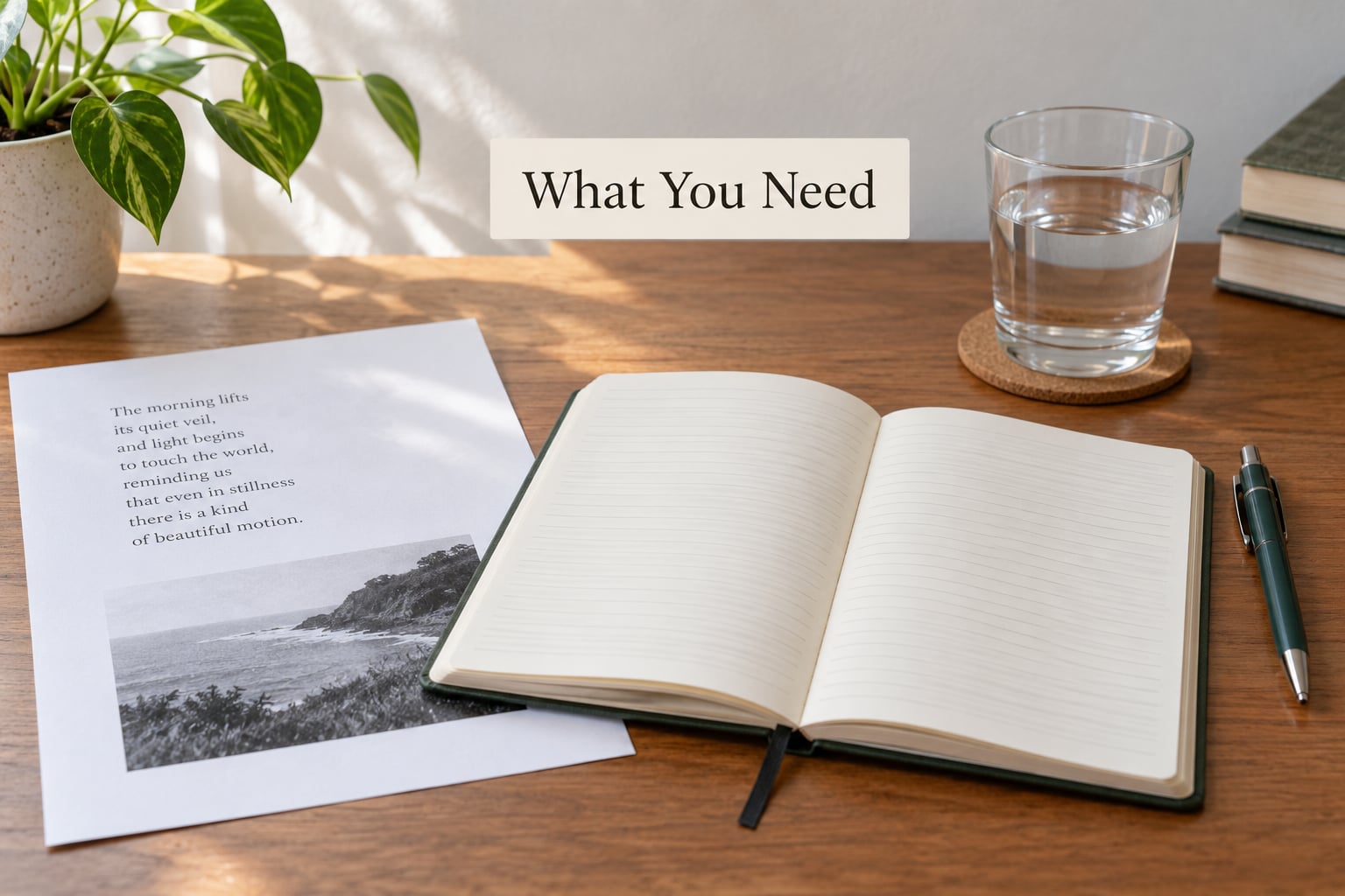 What You Need