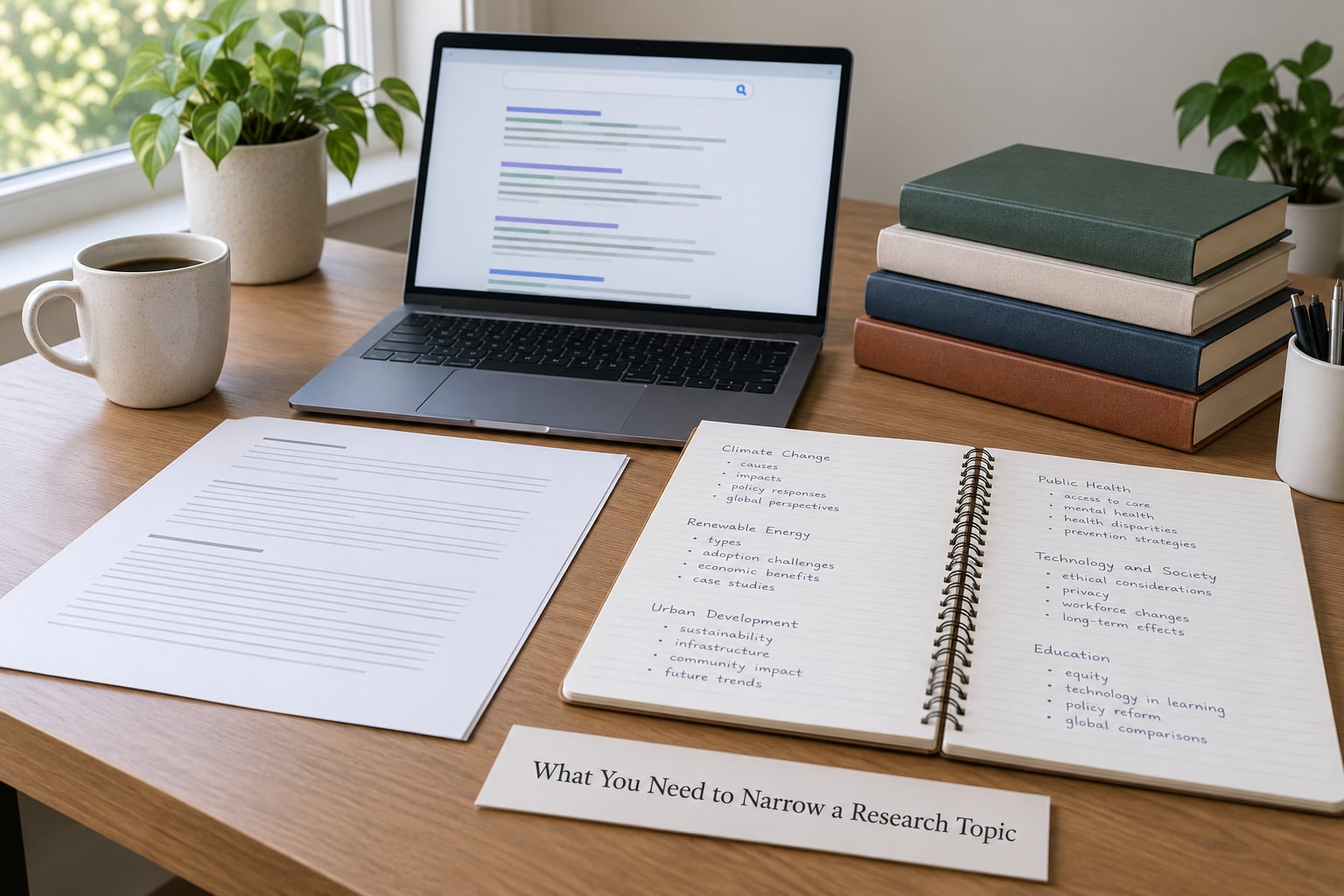What You Need to Narrow a Research Topic
