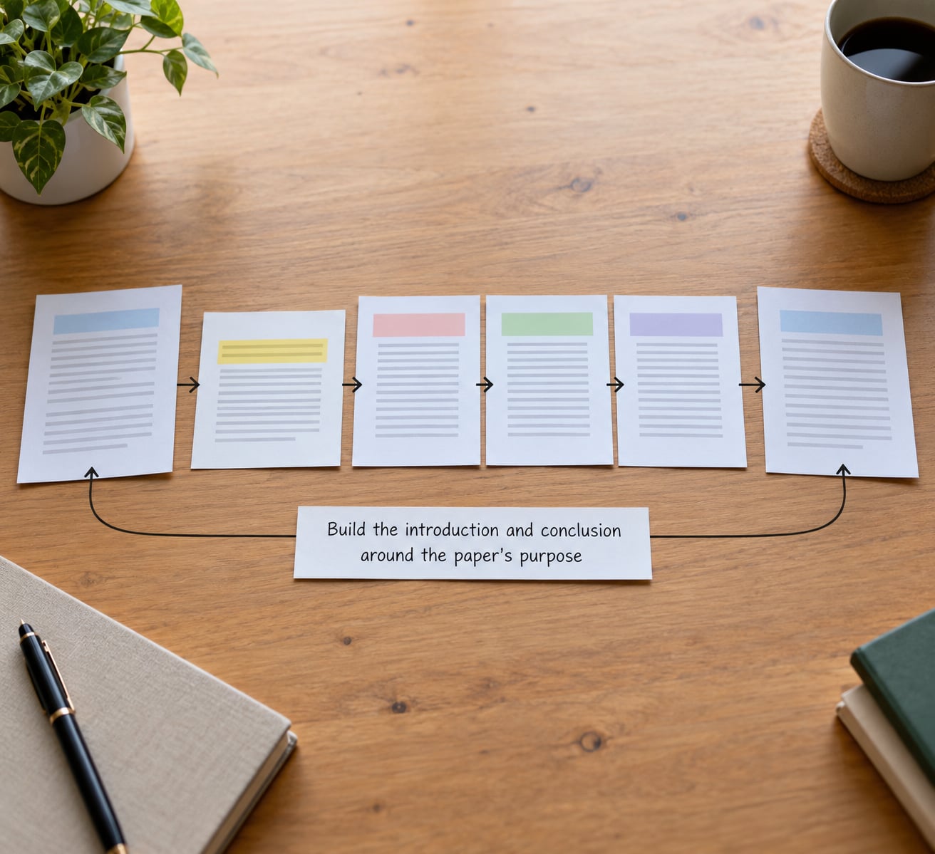 Build the introduction and conclusion around the paper's purpose