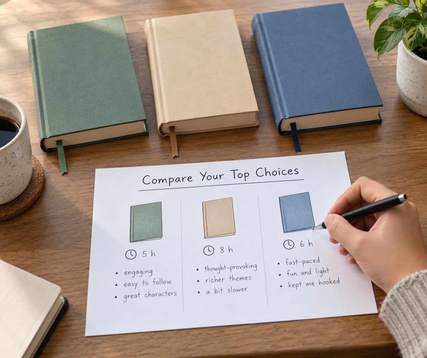Compare Your Top Choices