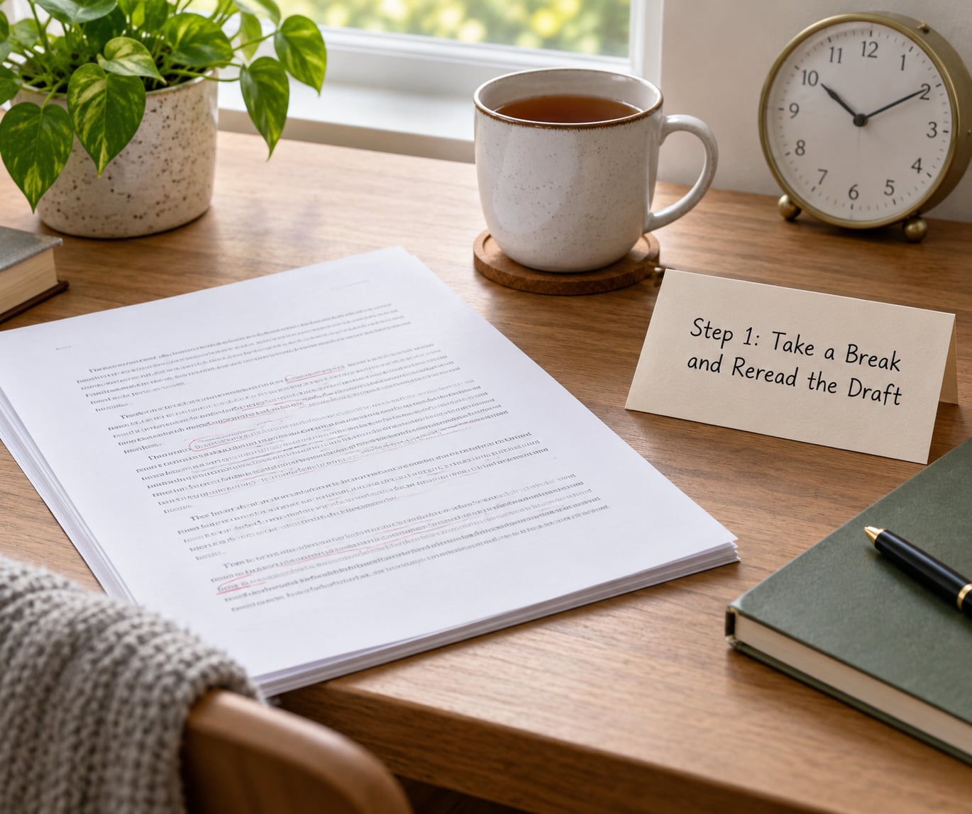 Step 1: Take a Break and Reread the Draft