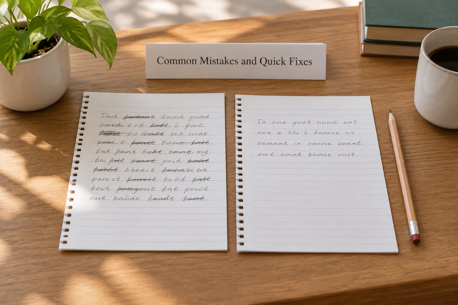 Common Mistakes and Quick Fixes