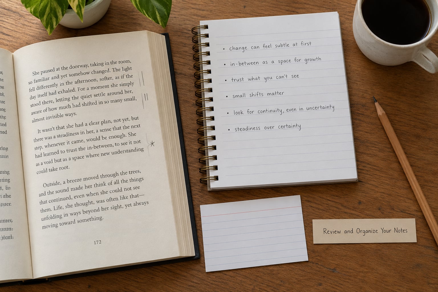 Review and Organize Your Notes