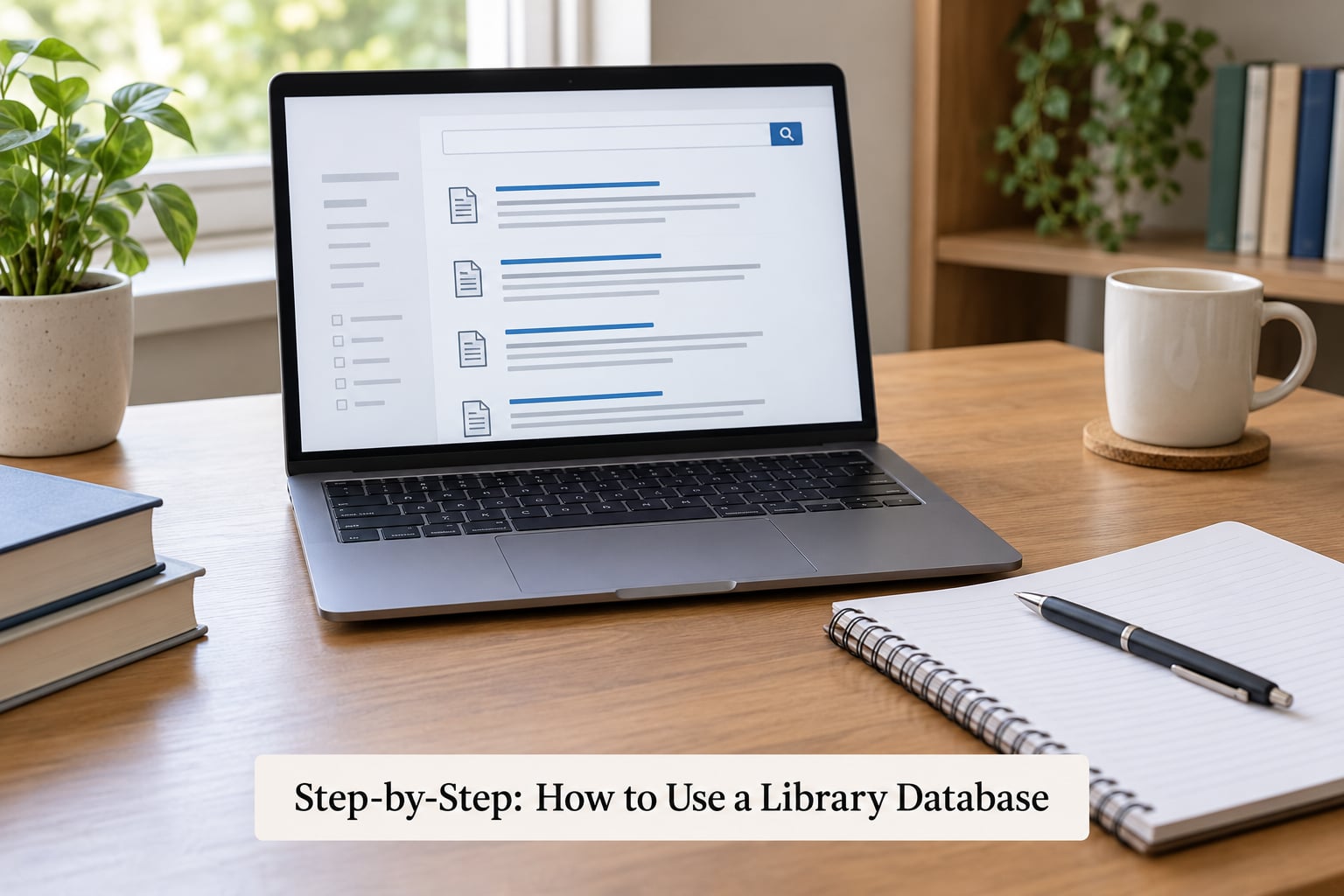 Step-by-Step: How to Use a Library Database