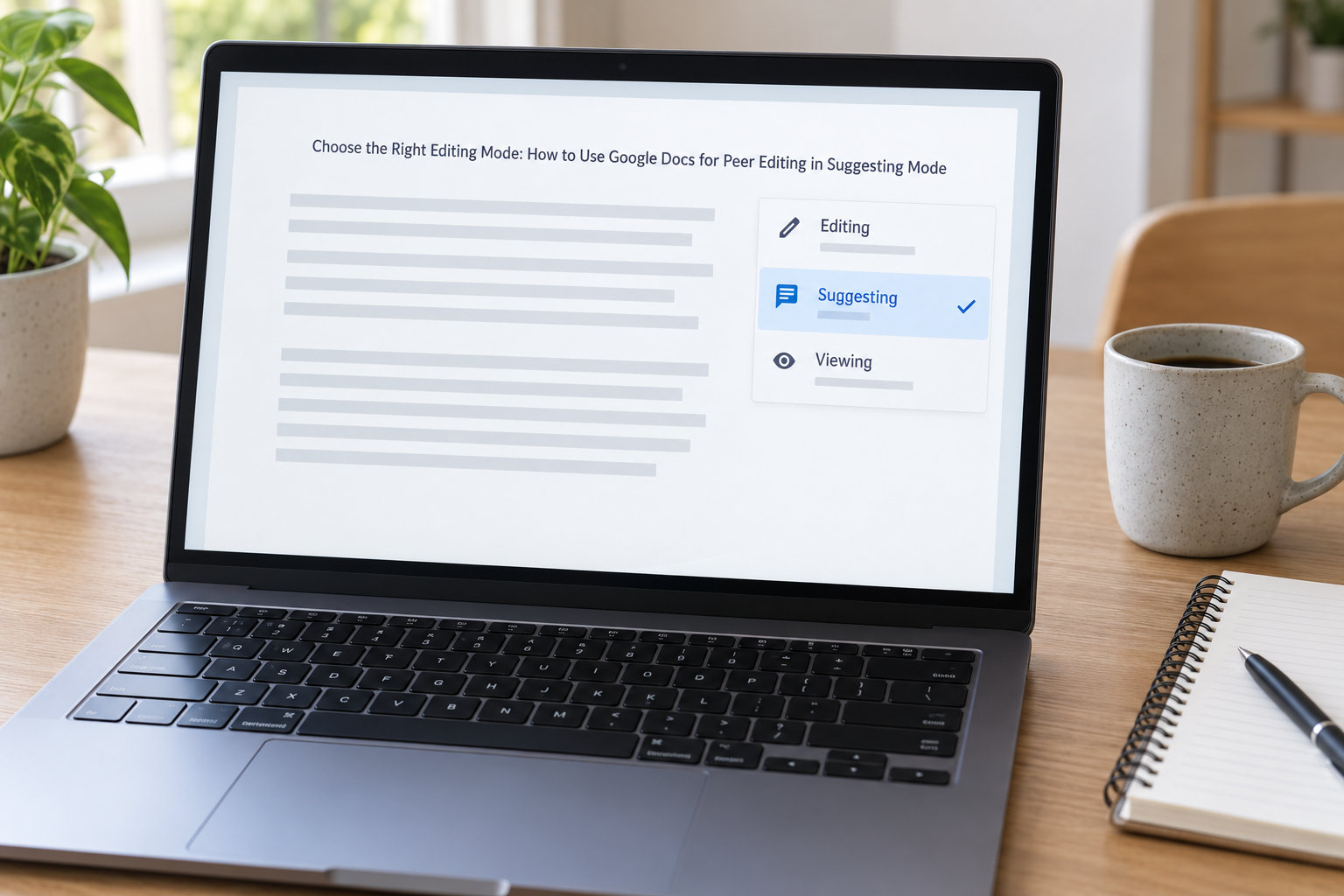 Choose the Right Editing Mode: How to Use Google Docs for Peer Editing in Suggesting Mode