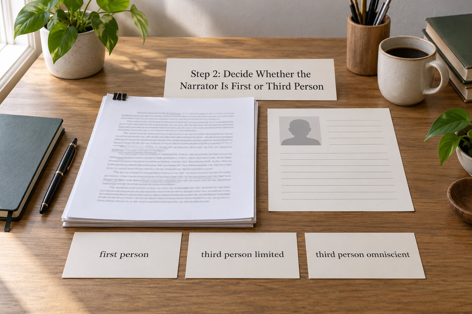 Step 2: Decide Whether the Narrator Is First or Third Person