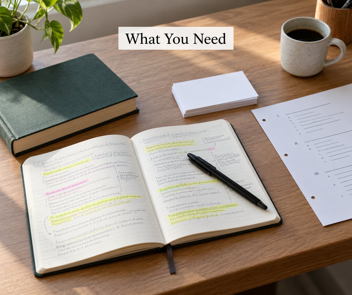What You Need