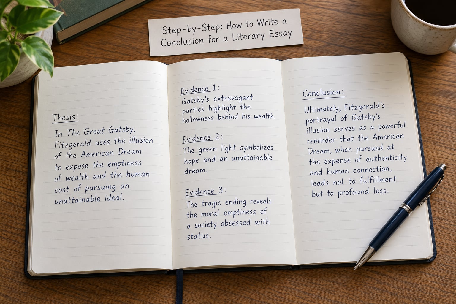 Step-by-Step: How to Write a Conclusion for a Literary Essay