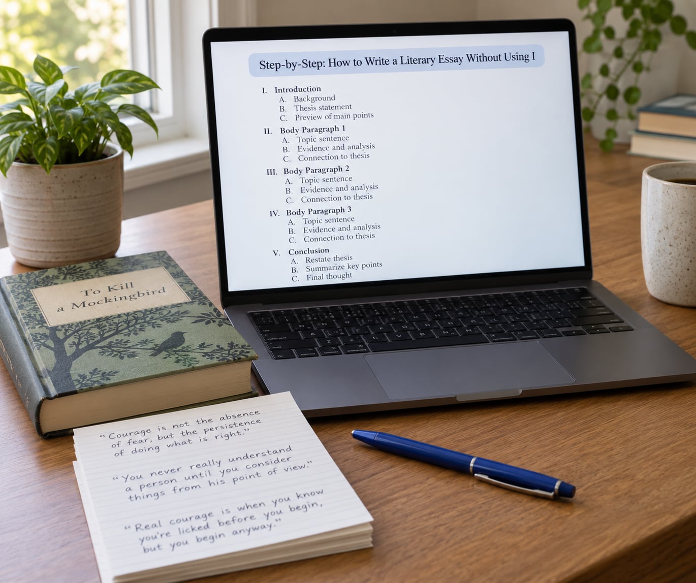 Step-by-Step: How to Write a Literary Essay Without Using I