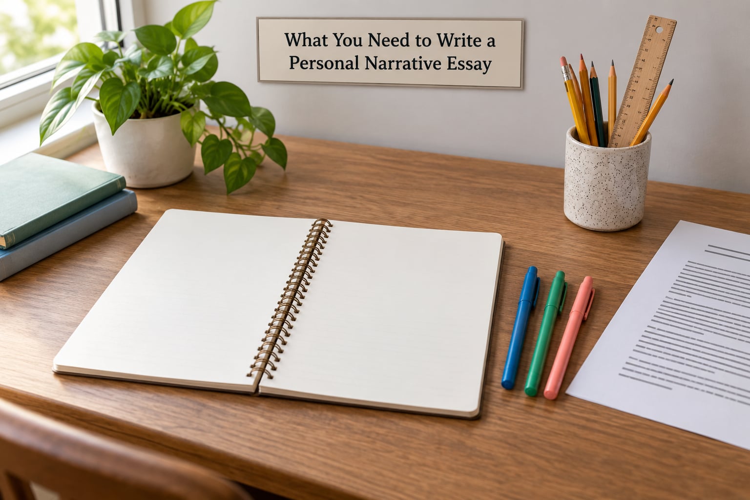 What You Need to Write a Personal Narrative Essay