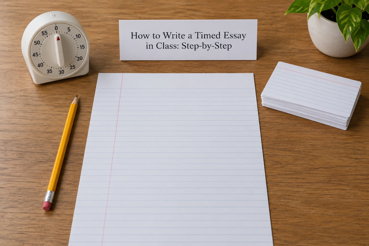 How to Write a Timed Essay in Class: Step-by-Step