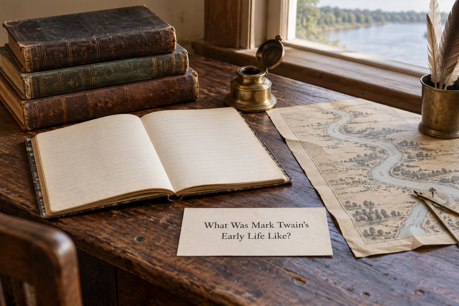 What Was Mark Twain's Early Life Like?