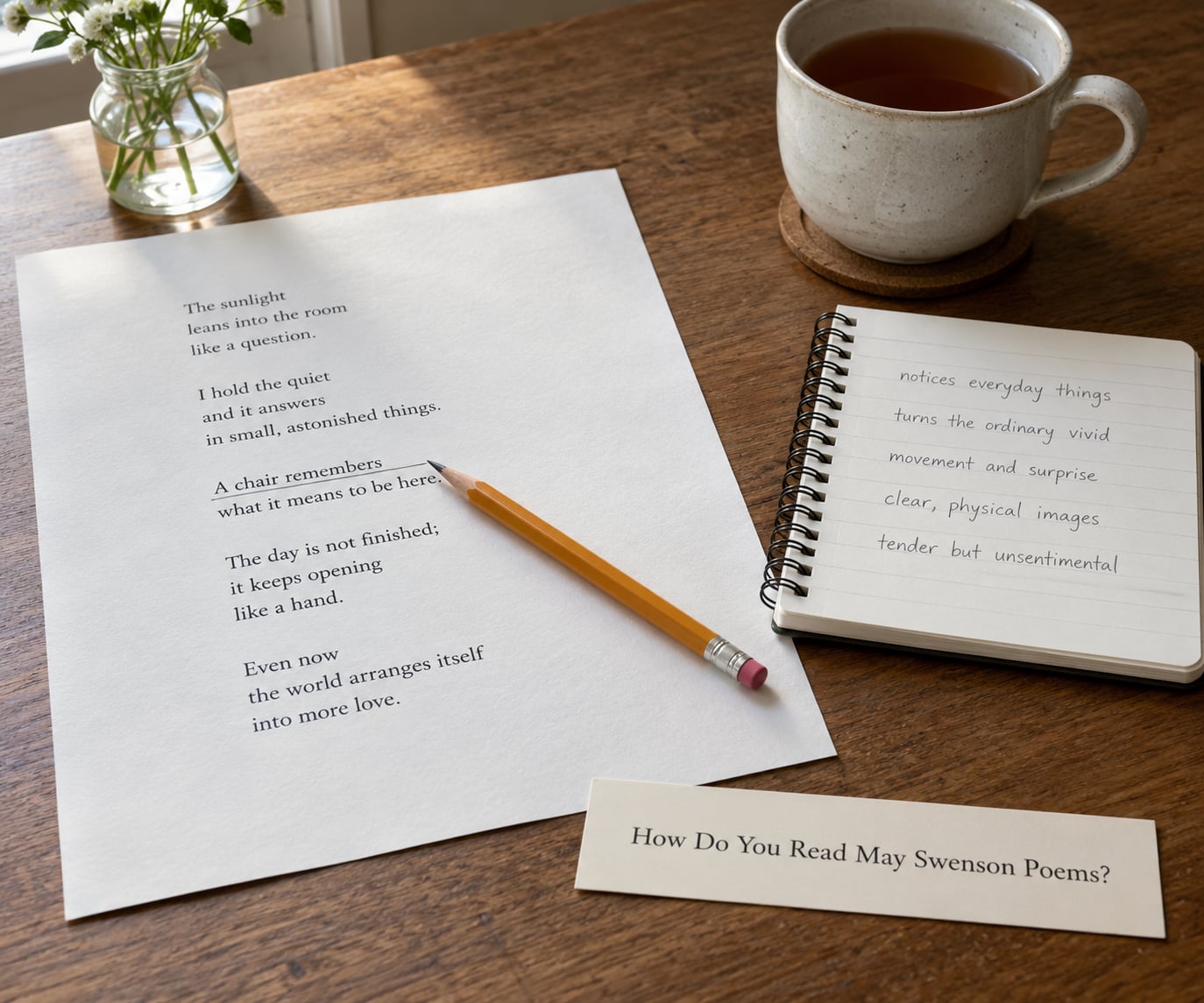 How Do You Read May Swenson Poems?