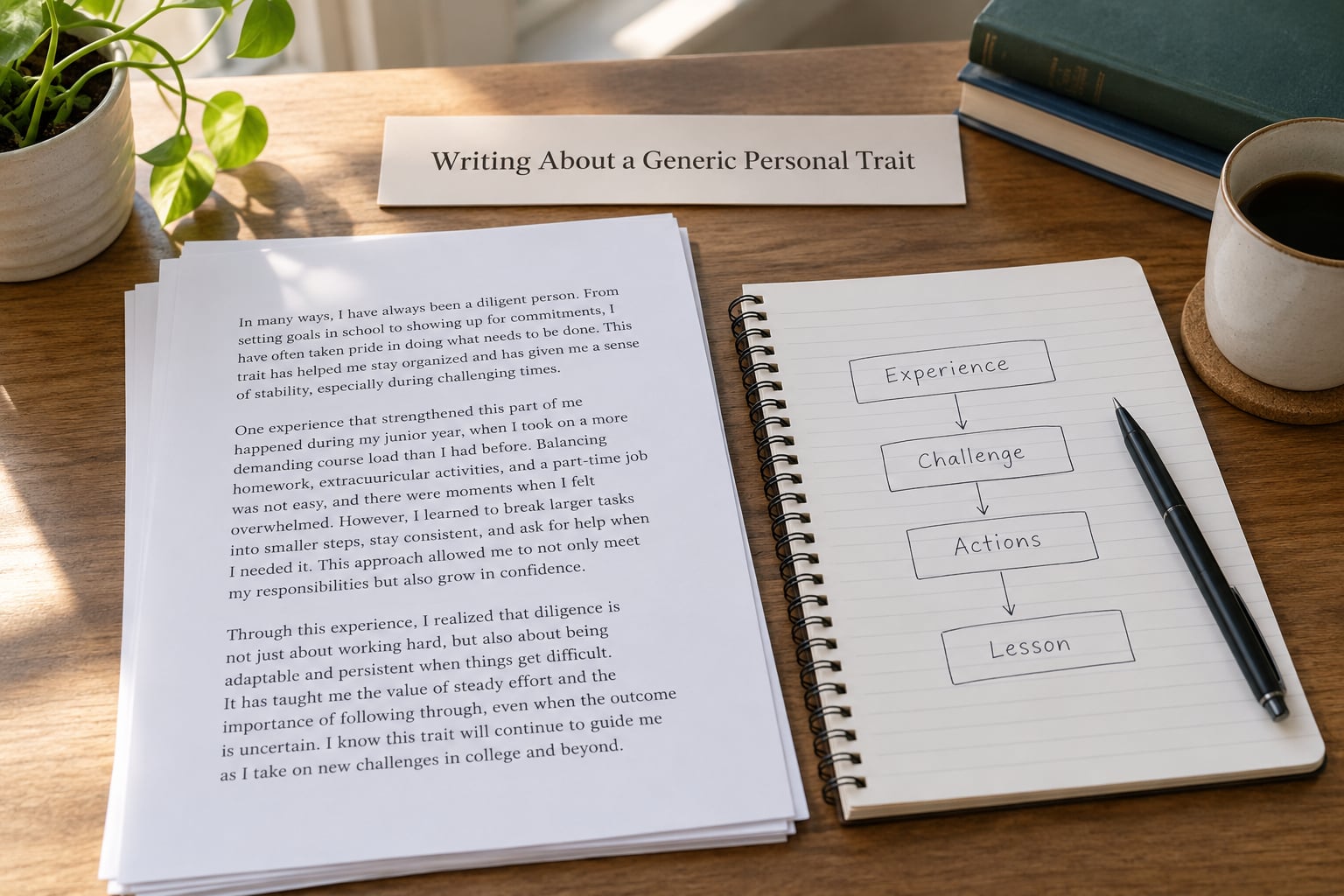 Writing About a Generic Personal Trait