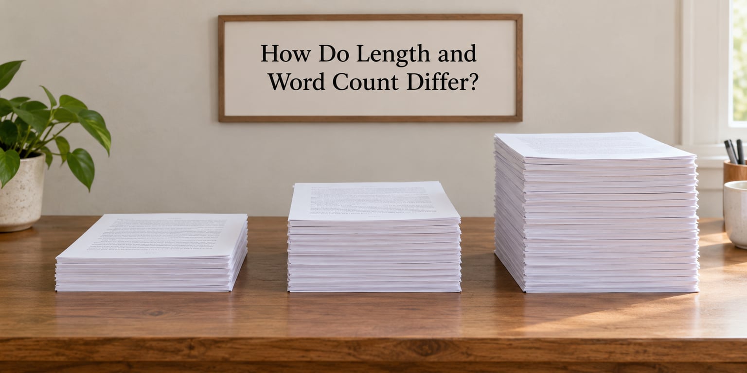How Do Length and Word Count Differ?