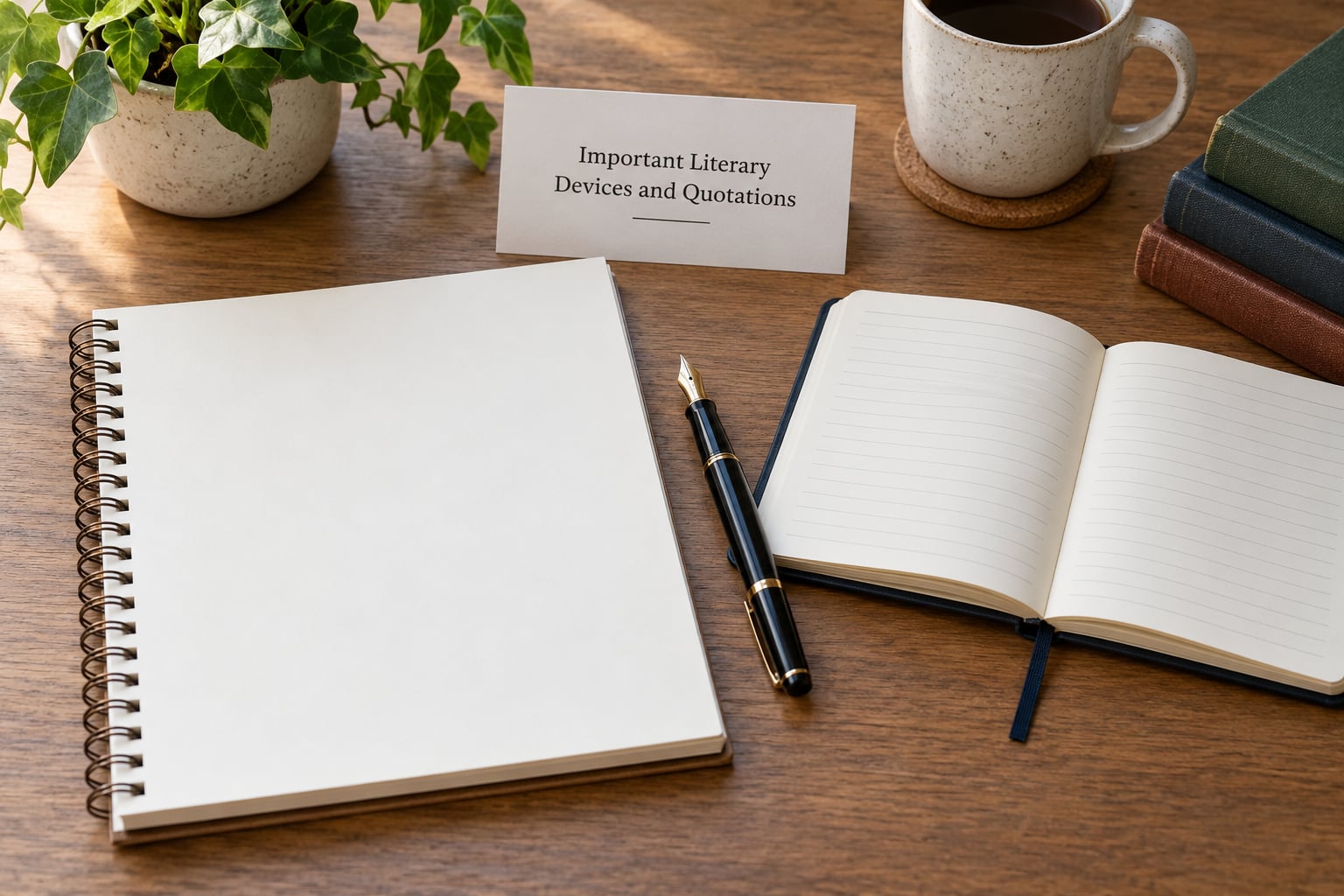 Important Literary Devices and Quotations