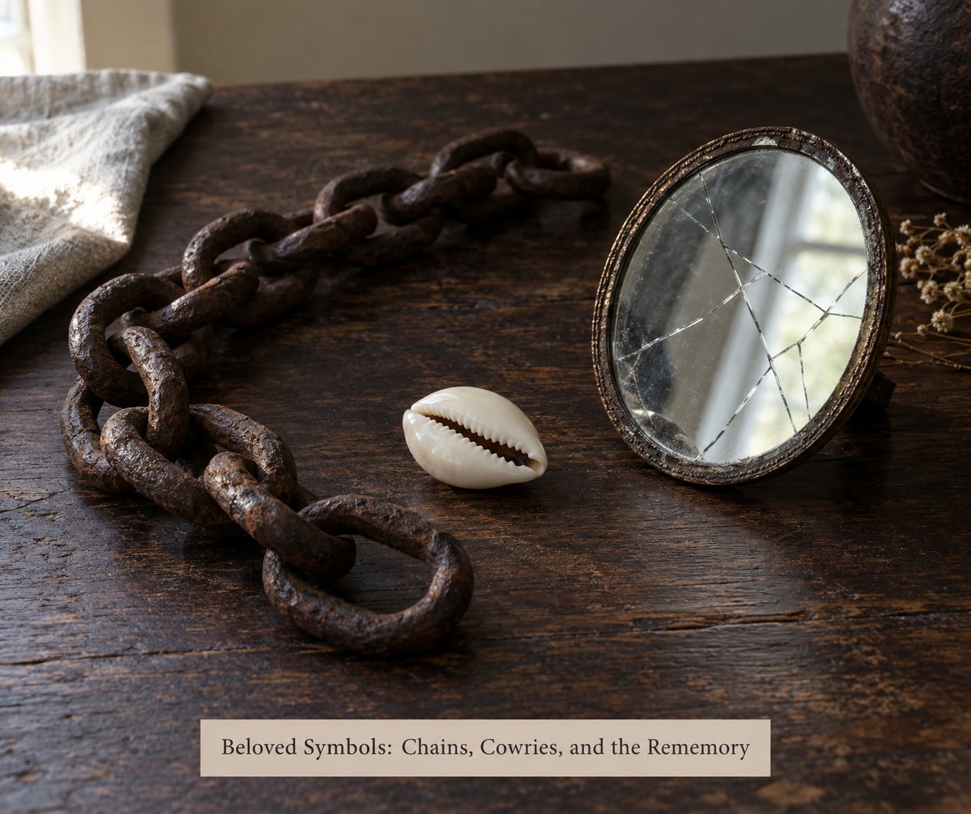 Beloved Symbols: Chains, Cowries, and the Rememory