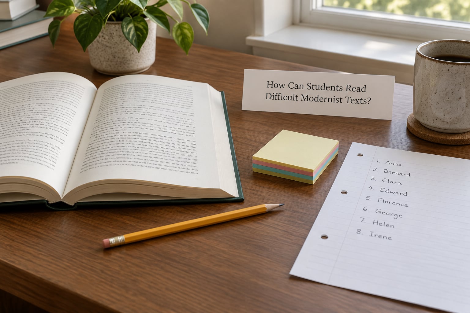 How Can Students Read Difficult Modernist Texts?