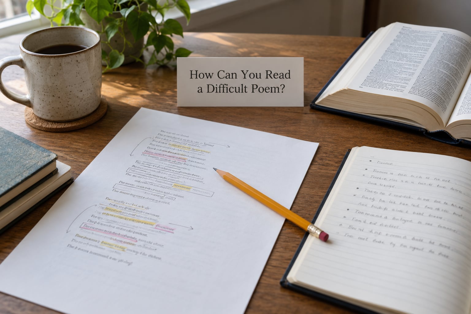 How Can You Read a Difficult Poem?