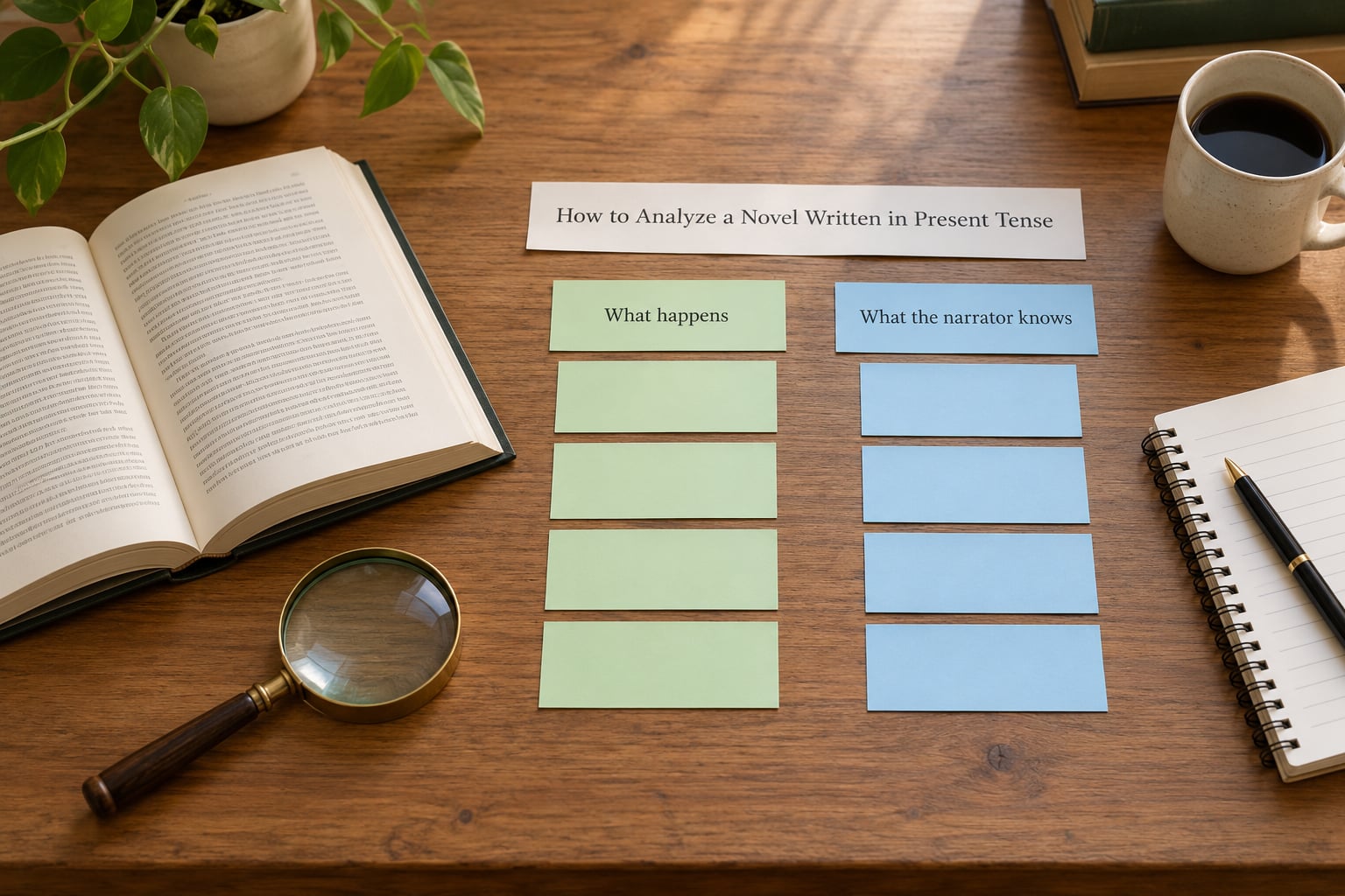 How to Analyze a Novel Written in Present Tense