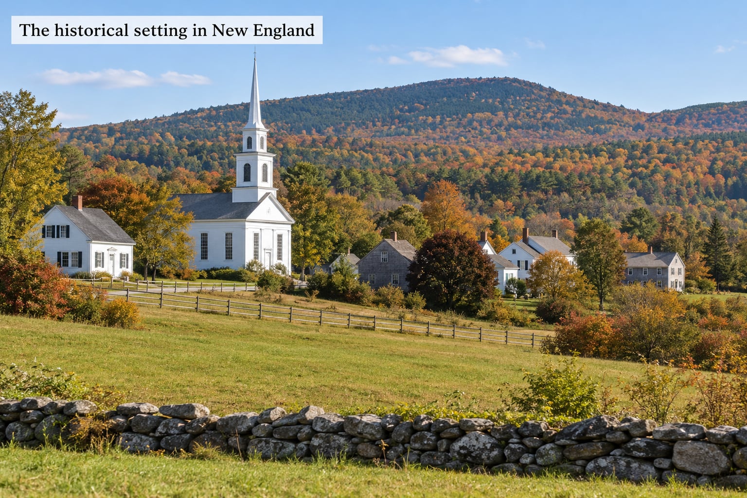 The historical setting in New England