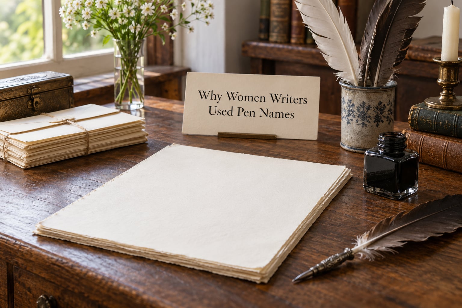 Why Women Writers Used Pen Names